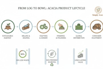 The Story of an Acacia Bowl: A Journey from Vietnamese Forests to Global Tables